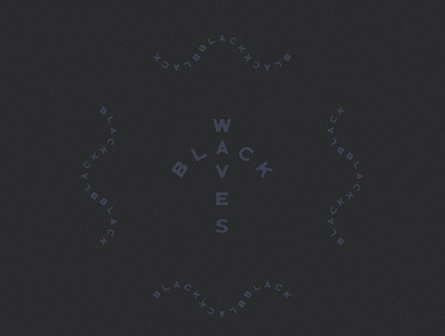 Black Waves Logo & Branding australia branding design font fonts illustration jamescoffman lettering letterpress lockup logo logotype minimal sydney type typedesign typeface wordmark