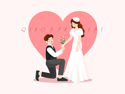 marry me adobe illustrator design illustration