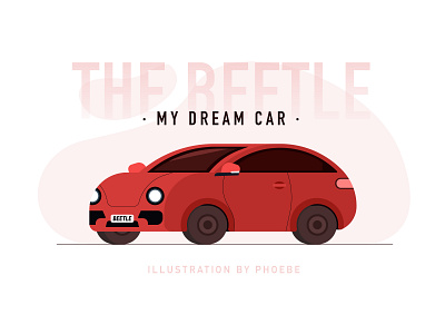 The bettle adobe illustrator design illustration