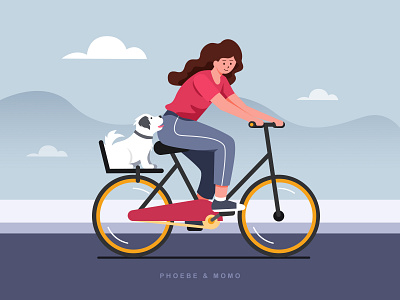 riding adobe illustrator design illustration