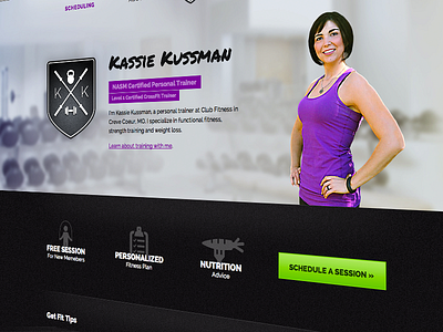 Kassie Kussman, Personal Trainer