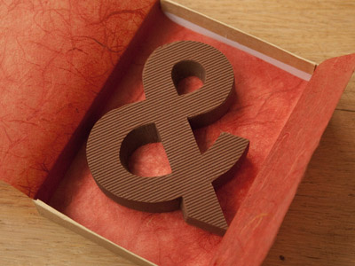 chocography & ampersand chocolate handmade helvetica mold