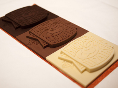 chocolate gradient chocolate chocolate bar handmade typography