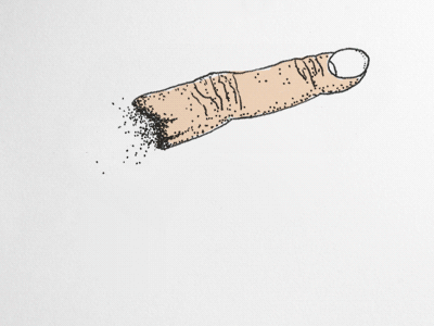 Slinger Finger finger gross illustration