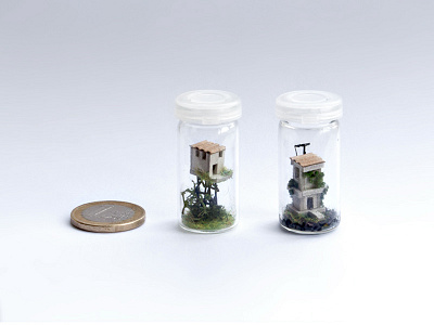 Miniature miniatures diorama euro for scale house jar micro matter mini miniature small tiny