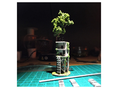 More for the Christmas market making of micro matter miniature tree