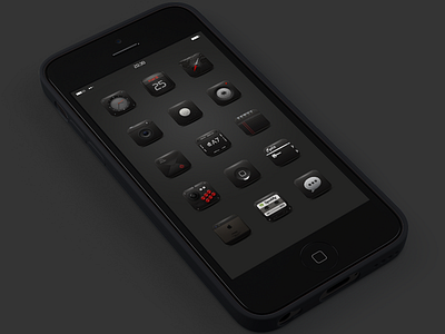 Fuel Theme iOS7 black dark ios7 iphone jailbreak theme