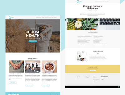 Choose Health Website elementor fitness health personal trainer santa cruz ux web design web developer web development webdesign website design website design and development website layout wordpress