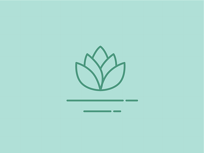 Pacific Calm Logo balanced beachy california calm calming fresh gym health logo lotus peaceful relaxing soft spa
