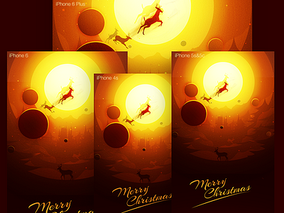 Free Wallpaper For Iphone christmas merry wallpaper.iphone yellow