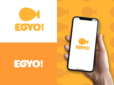EGYO Logo brand brand identity branding design egg epjm indonesia inspiration logo logo design orange recorder shape student work surabaya video yellow