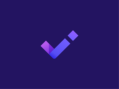 Check + J blue check j logo purple