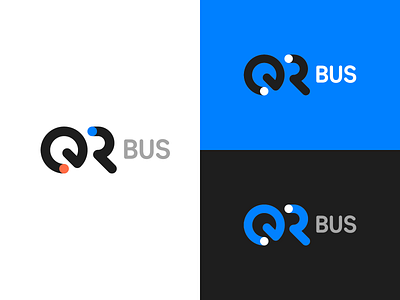 Logo design - QR Bus brand branding design logo logotype