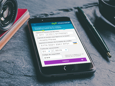 Sin Saldo - Movistar balance credit card form mobile recharge service