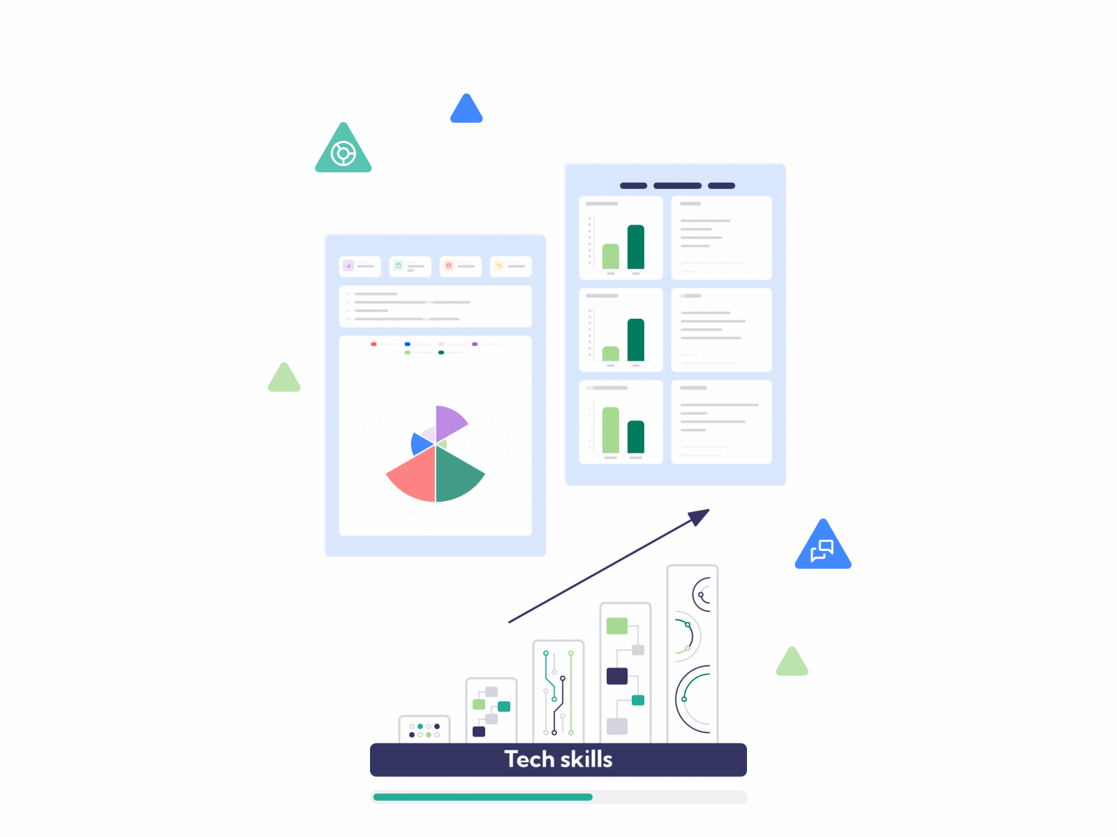 The Career Test - Lottie loading animation 2d animation animation animation 2d app career gif gif animation hr interface job motion motion graphics page test ui web