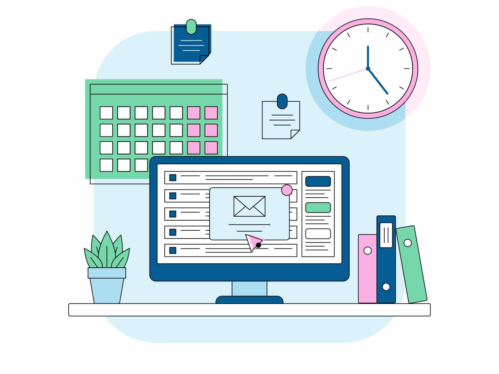 Email notification animation by Anastasiya Remeslova on Dribbble