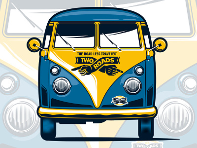 Two Roads Brewing VW Bus