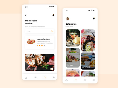 Food Delivery ui clean ui clear consept food app food delivery food delivery app minimal app design