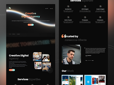 Creative - Digital Agency Landing Page