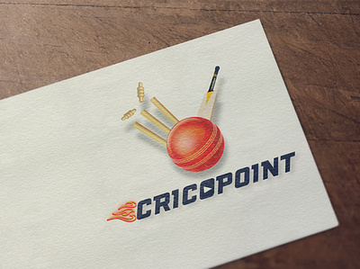 Cricket Logo branding design illustration logo
