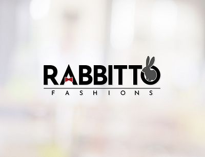 Logo for Fashion ware. Rabbitto branding design illustration illustrator logo logodesign logos logotype typography vector