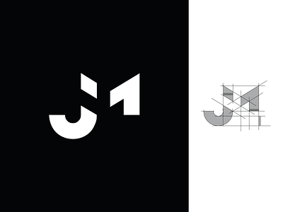 JM monogram aesthetic blacicon blackandwhite branding design dribbble flat icon illustration ilustration jm mj monogram vector whiteicon