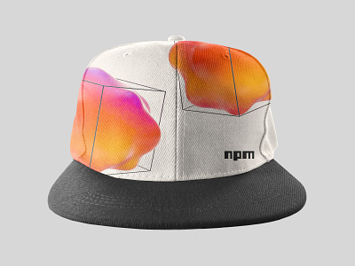 npm hat swag mock branding branding design branding designer design graphic graphic design hat logo made studios merch mockup rebrand startup startups swag