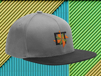 CT Logo on Hat Mock