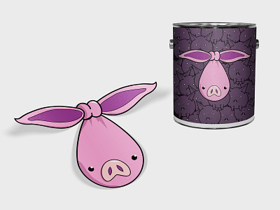 Pig Bag Sticker & Can