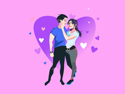 Love character characters design festive heart illustration stock valentine vector