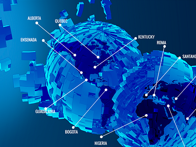 PLANET EARTH background map