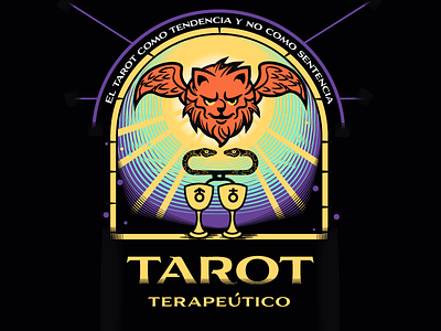 Tarot character esoteric illustration mythology tarot vector