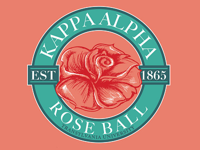 Rose Ball apparel ball illustration rose rose ball transylvania university