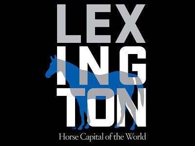 Lexington Visitors Center apparel blue horse design kentucky lexington lexington visitors center