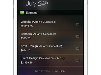 A quick update to Esfresco esfresco extension ios iphone today update widget