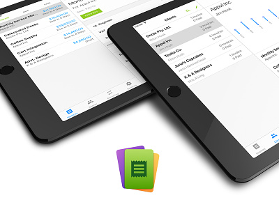 Esfresco 2.0 - iPad app dezinezync esfresco invoice invoicing ios ipad software