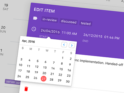 Edit Timer calendar css edit html layout picker tags time timer