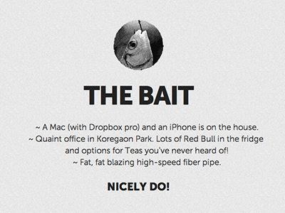 Nicely Do! bad ass bait design fun html humor jobs pune puns star wars static yoda