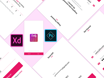 Sign Up - Daily UI #001 daily daily ui login marvel mobile ui photoshop sign in sign up ui ux xd