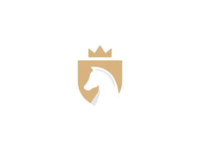 horse shield logo design