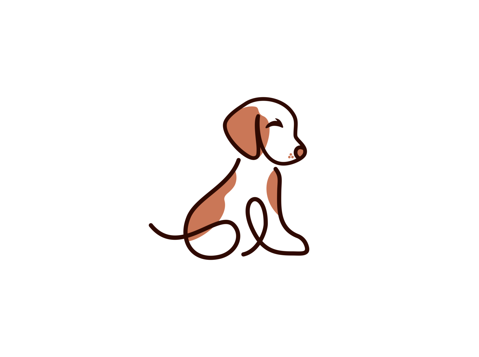 dog logo design by kumastd on Dribbble
