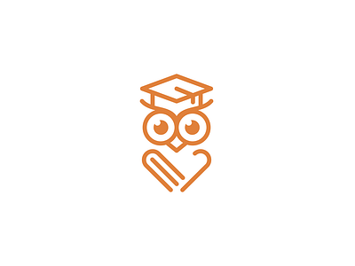 owl education logo design