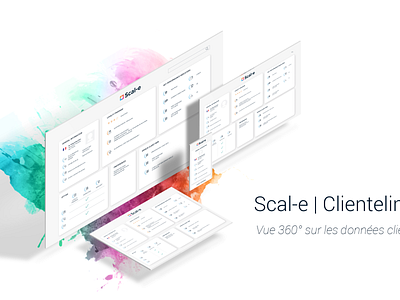 Scal E Clienteling Mockup branding clienteling software design uxdesign