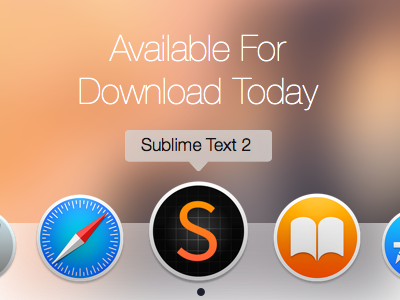 Sublime Text 2 icon Yosemite Redesign