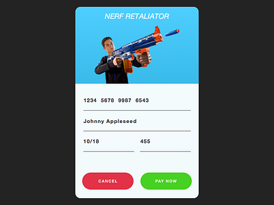 Daily UI #002 002 card checkout credit daily ui