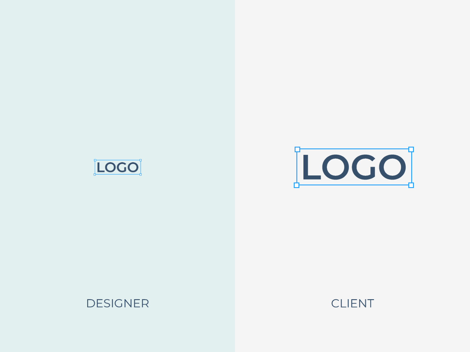 Size DOESN'T matter? animation client designer gif logo