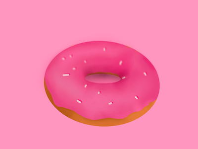 My Precious desert donuts food illustration ipad pro procreate
