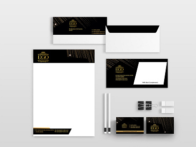 EGO Branding Design achievement banner design brand branding business card card card design design envelope design flyer design identity card identity design letter head logo design