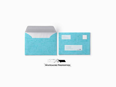 Whiteacre Properties Branding Design brand branding business card card card design design envelope design letter head logo design