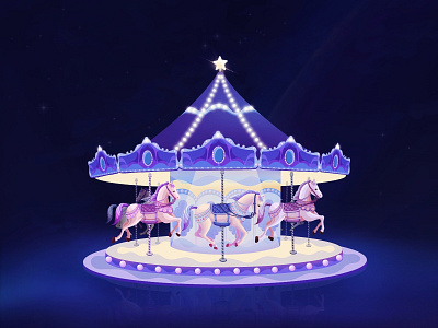 Merry-go-round illustration